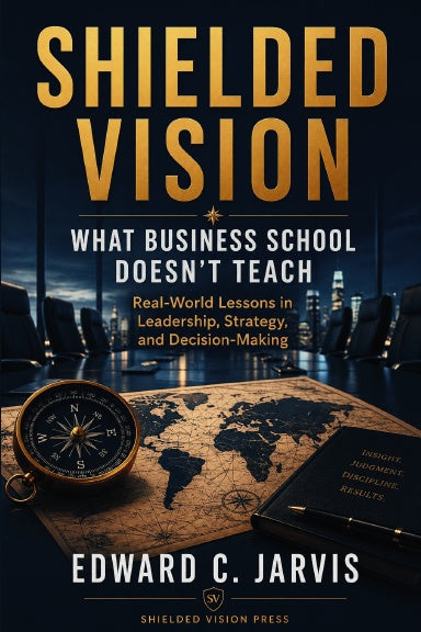 Shielded Vision: What Business School Doesn't Teach book cover by Ed Jarvis